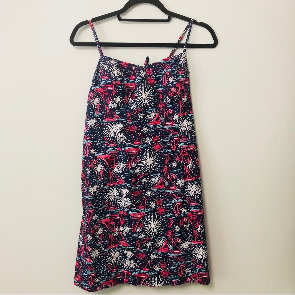 Lilly Pulitzer McCallum Fitted Tie Back dress